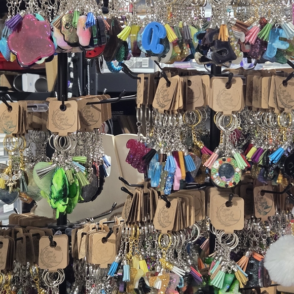 Erins Lovely Creations Other - 10 Colorful Keychain Collection Mystery